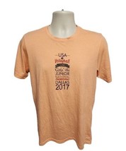 2017 USA Volleyball Girls 18s Jr National Championships Adult M Peach TShirt - $19.80