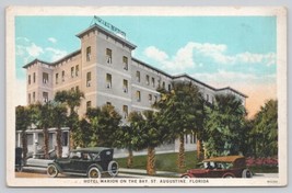 Postcard Hotel Marion On The Bay St. Augustine Florida Curt Teich Co. - £2.96 GBP