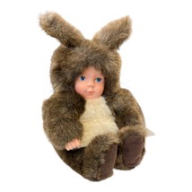 Vintage baby Squirrel Doll by Anne Geddes 9" NWT 1998 Bean Filled - £9.48 GBP