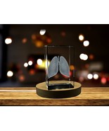 LED Base included | Lungs | 3D Engraved Crystal Keepsake | Gift/Decor - $40.49+