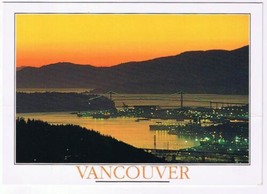 British Columbia BC Postcard Vancouver Sunset - $2.16
