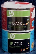Combo Pack 50 CD-R/50 DVD-R - HP Brand - BRAND NEW IN PACKAGE - £27.75 GBP
