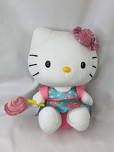 Sanrio Hello Kitty Plush Candy Lollipop 10 Inch 2013 Stuffed Animal Toy - £8.14 GBP