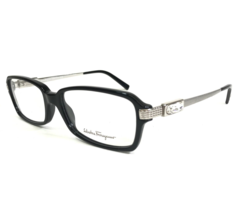 Salvatore Ferragamo Eyeglasses Frames 2651-B 101 Black Silver Crystals 51-16-135 - £52.31 GBP