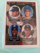 Mike Piazza 1993 Topps Gold Insert Rookie #701 Baseball Card Los Angeles Dodgers - £8.83 GBP