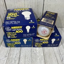 GE Miser 95 Watt Light Bulbs 3 Packs Of 4 100 Replacement MISSING 1 (11 BULBS) - $39.99