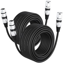 GearIT DMX to DMX Stage Lighting Cable (100 Feet, 2-Pack) DMX Male to Fe... - £102.71 GBP