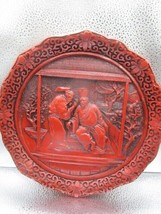 Chinese cinnabar plate The &quot;The Betrayal&quot; plate limited edition, numbered - $123.75