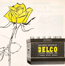 1957 General Motors Delco Batteries Advertisement Automobilia Vintage DWJJ2 - $19.99