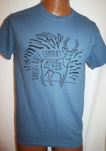 KANSAS BIBLE COMPANY Deer &amp; Pipes T-SHIRT Small Psych ROCK Indie - $16.82