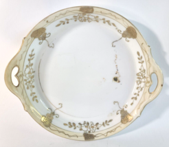 Nippon Morimura Serving Dish Bone China Hand Painted Double Handle Antique - £3.15 GBP