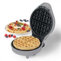 Starfrit - Electric Waffle Maker, Non-Stick Coating, 900 Watts, Grey - £45.58 GBP