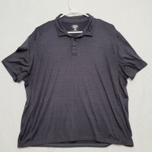 G.H. Bass Polo Shirt Mens Extra Large XL Gray Short Sleeve for hard work service - £13.56 GBP