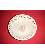 Vintage Small White Bowl with Golden Wheat Design - £1.71 GBP