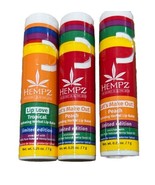 Hempz Kiss 1 Lip Love &amp; 2 Let&#39;s Make Out Limited Edition Lip Balm .25 oz... - $18.79