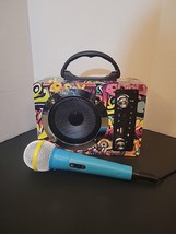 Portable Kids Karaoke Machine 2 Mics USB Power - £15.45 GBP