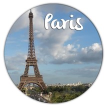 PARIS FRANCE : Gift Coaster Eiffel Tower Flag French Parisian Country Souvenir E - £3.98 GBP