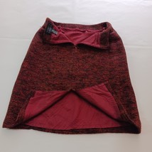 Finity Studio Back Zipper Women's Burnt Orange Wool & Acrylic Skirt Size 14 image 5