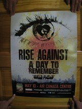 Rise Against Poster A Day To Remember Can 10 Air Canada Center-
show original... - $89.56