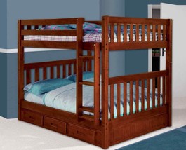 Abigail Full Bunk Bed with Storage - £878.32 GBP