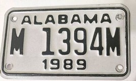 Vintage 1989 Alabama Motorcycle License Plate - Nice M 1394M - $13.62 CAD