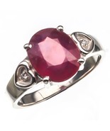 Natural Certified Ruby Gemstone Ring/ Vintage Ring /Cocktail Ring ,Bands... - £77.85 GBP