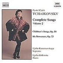 Robin Golding : Tchaikovsky: Complete Songs Vol. 2 CD (2000) Pre-Owned - £11.42 GBP