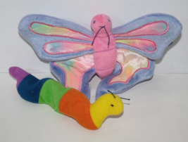 Ty Beanie Baby Flitter and Inch Babies Soft Toy Plush Lot 2 Insects Stuffed Bean - £7.65 GBP