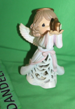 Precious Moments Enesco Faith Used To Light Figurine 2011 Battery Operated - $19.79