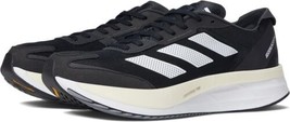 adidas Mens Adizero Boston 11 Running Shoes,Core Black/White/Carbon Size... - $116.12