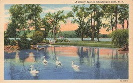 New York Ny A Beauty Spot On Chautauqua Lake K50 - £5.09 GBP