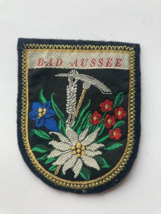 Vintage Bad Aussee Austria Styria Patch Badge Mountaineer Collectible Tr... - $9.78