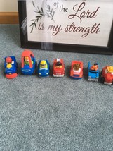 7 FISHER PRICE LITTLE PEOPLE CARS NICE - $15.75