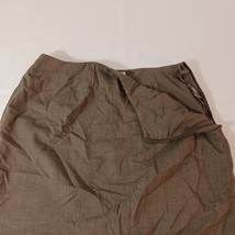 Jones New York Women's Brown Wool Blend Lined Pencil Pull-On Skirt Size 12 image 8
