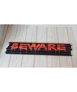 TYCO HAUNTED HIGHWAY 15 INCH STRAIGHT SQUEEZE BEWARE SLOT CAR TRACK PART - $12.84