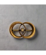 Vintage PSCO Opal Interlocking Brooch - $1,824.42 MXN
