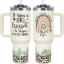 Teacher Appreciation Gifts for Women Men, 40 OZ Cute Teacher Gift Ideas,... - £26.69 GBP
