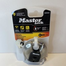 Master Lock Discus Padlock Stainless Steel Keyed 2 3/4&quot; Wide 5/8&quot; Long S... - $14.75