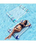 Pool Floats - 2 Pack Inflatable Pool Floats Hammock, Multi-Purpose 4-in-1 - £19.16 GBP