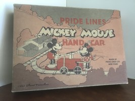 Disney Pride Lines MICKEY MOUSE HAND CAR - Box Only  - £17.56 GBP