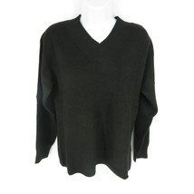 Nine West Women&#39;s V-Neck Ribbed Black Sweater Medium NWT $49 - $14.25