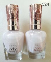 2pc SALLY HANSEN Color Therapy Nail Polish &quot;FREESIA FANCY&quot; #524 (Lot of ... - $14.59