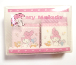 My Melody Eraser with Case SANRIO 2004 Cute Rare Old - £21.39 GBP