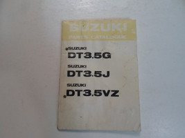 Suzuki DT3.5 G J VZ Parts Catalog Manual WATER DAMAGED FACTORY OEM DEALE... - $10.95