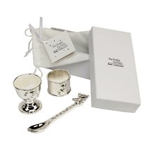 Twinkle Egg Cup, Spoon, Napkin Ring, Baby Christening Gift - £17.89 GBP
