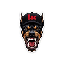Doberman HK Sticker Vinyl Decal Waterproof Vintage Neon H&K Heckler & Koch - $4.50 - $18.00
