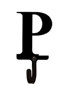 Powder-coated Lettered Wall Hooks P-Z  Made in USA