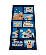 Star Wars The Mandalorian and The Child Grogu 27x54&quot; Beach Towel Multi-C... - £20.81 GBP