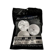 JCO3348W JConcepts Rear Mono, 12mm Hex Wheel, White: 4 Piece New - $21.82