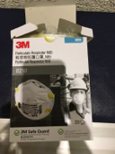 3M NIOSH- Approved 8210 N Grade 95 Respirators Masks 20-Pack - $150.00